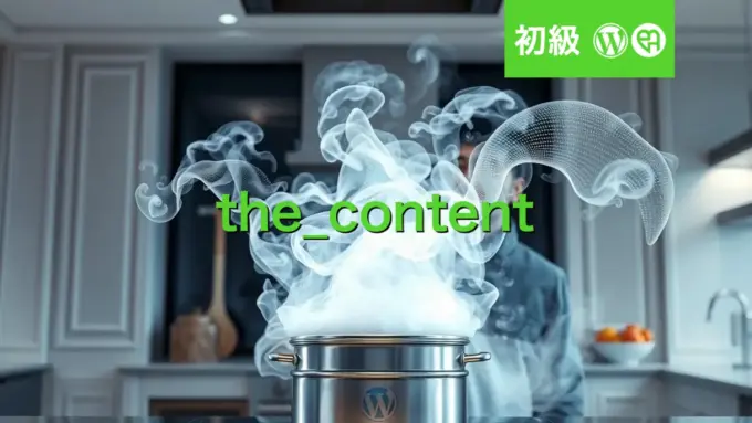 WordPress 3分間フッキング：the_contentフィルターで時間帯別の挨拶を表示