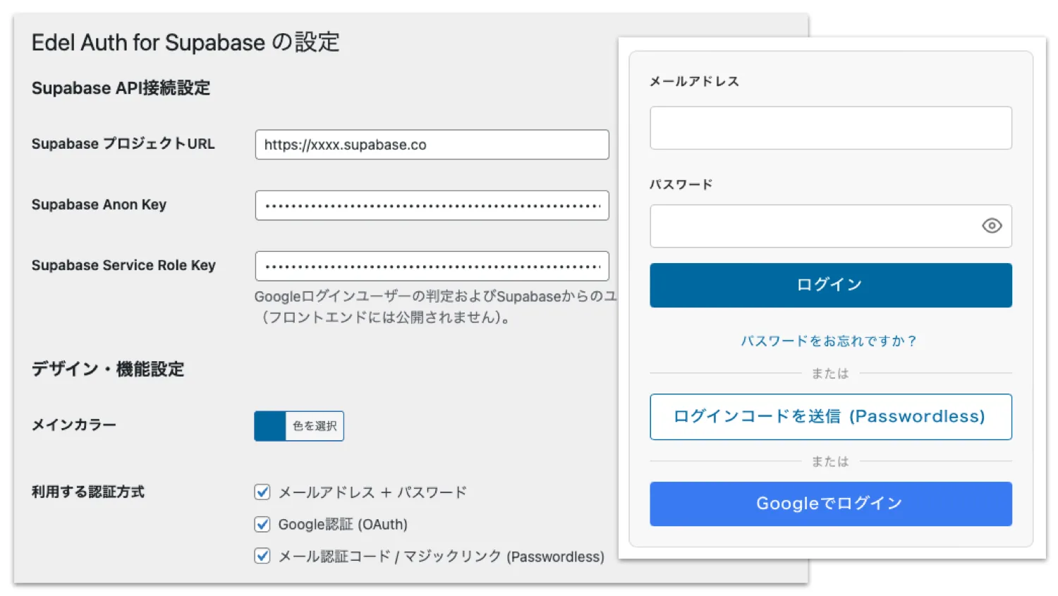Edel Auth for Supabase