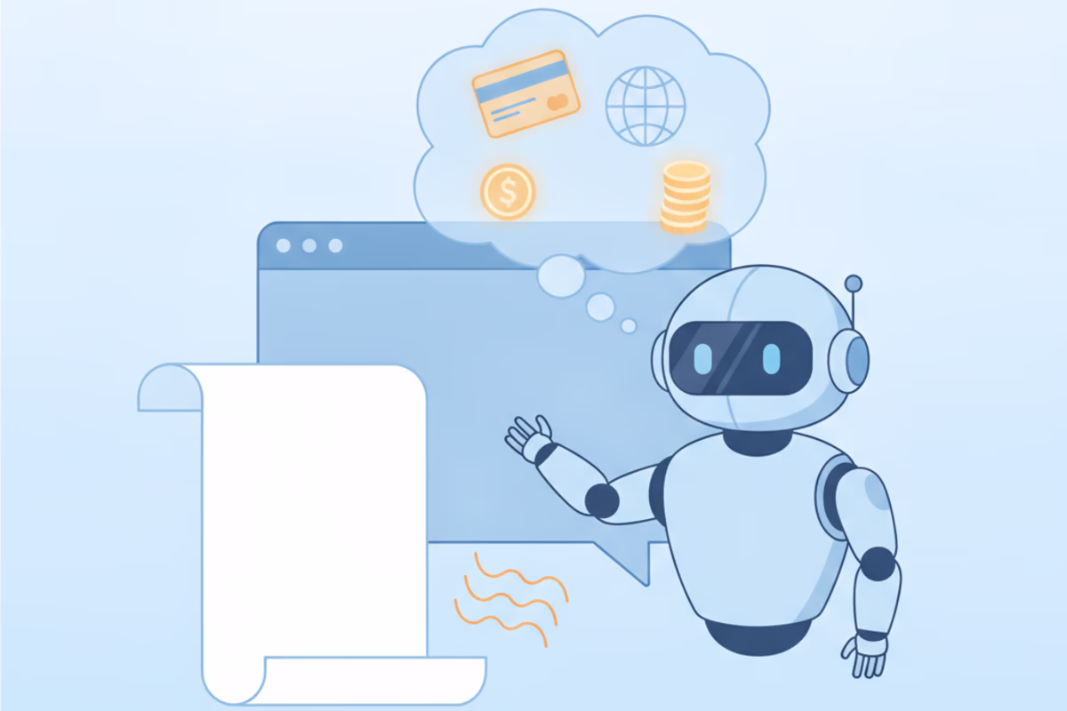 AIが資料にない答えを自信満々に作り出してしまうハルシネーションのイメージ